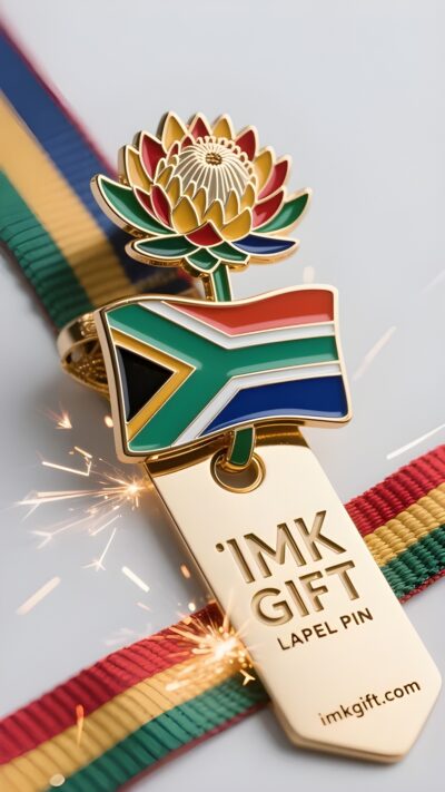 in997-Koning-Protea-Boekmerk-en-Reënboogvlag-Hoop-Groei-op-die-Land-van-Suid-Afrika